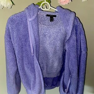 Forever 21 Purple Haze Top & Jacket Sold together!